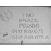 Moldura Painel Comando Vw Saveiro G7 (5u0819075)c/avaria